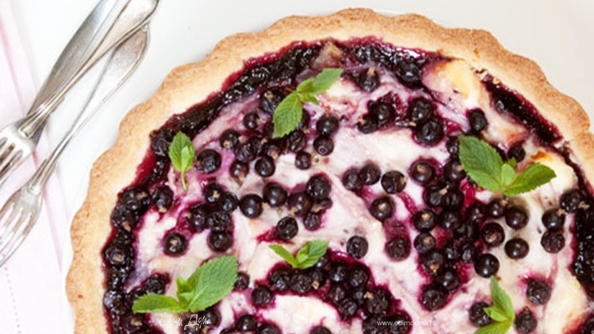 Творожник со смородиной