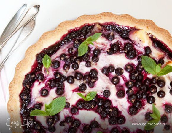 Творожник со смородиной 