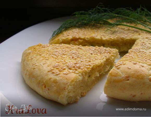 Творожно-сырная лепешка Творожно-сырная лепешка