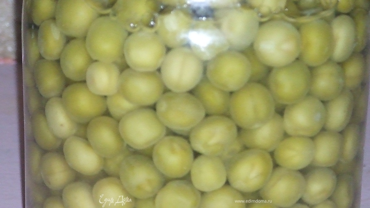 Зеленый горошек консервированный