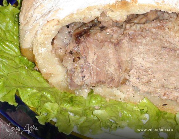 Буженина (запечённая в тесте). Буженина (запечённая в тесте).