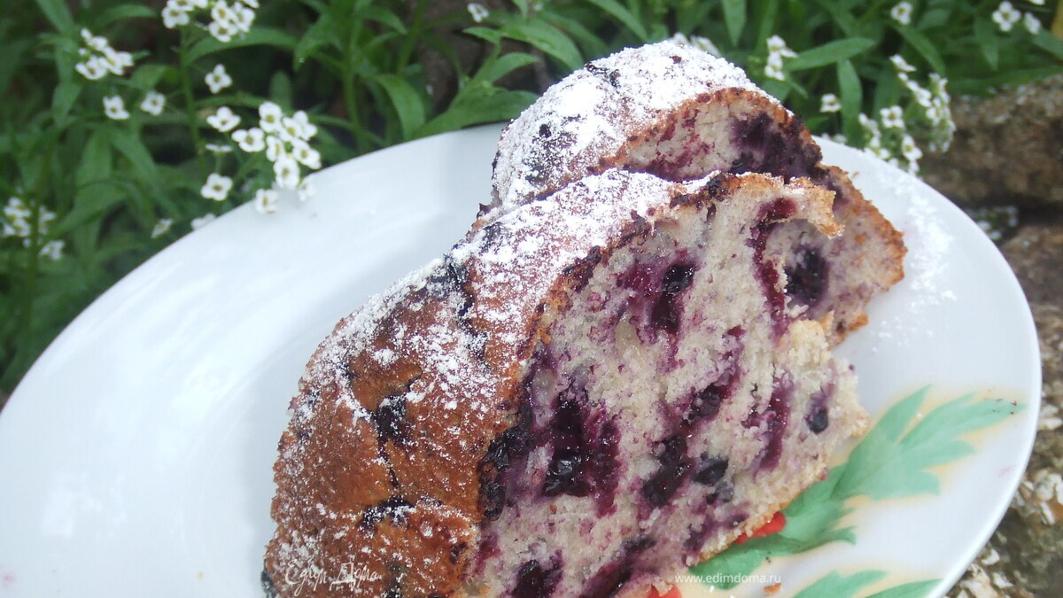 Черничный кекс