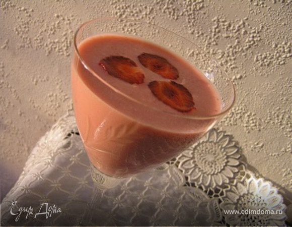 Клубнично-йогуртовый коктейль