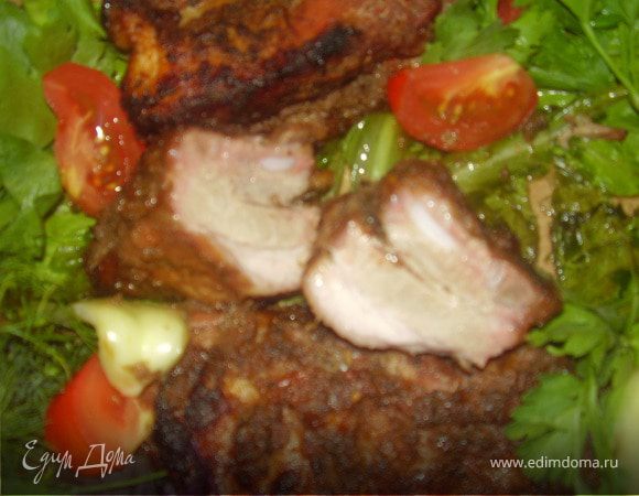 Сладкие ребрышки в просто замечательном соусе. Сладкие ребрышки в просто замечательном соусе.