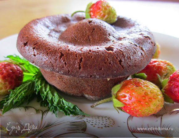 Шоколадный фондан от Зори Шоколадный фондан от Зори