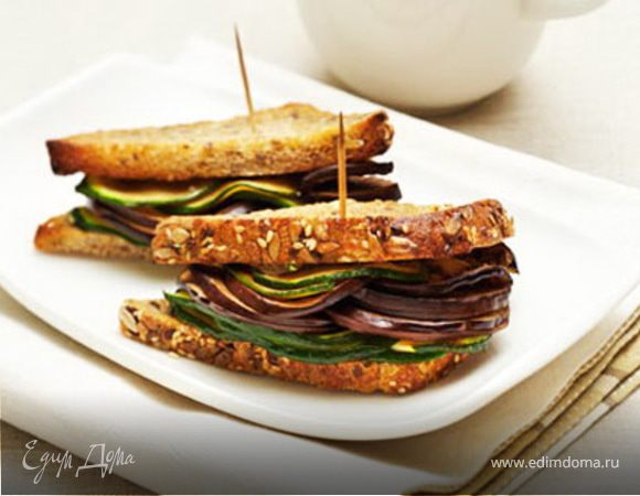 Сэндвич с цукини и сыром