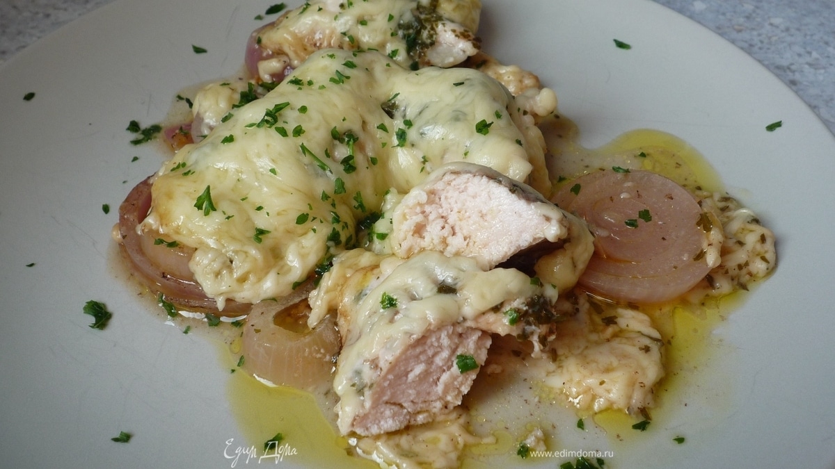 Куриное филе в сыре