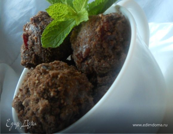 Мягкие черешневые конфеты с ромом и маскарпоне Мягкие черешневые конфеты с ромом и маскарпоне