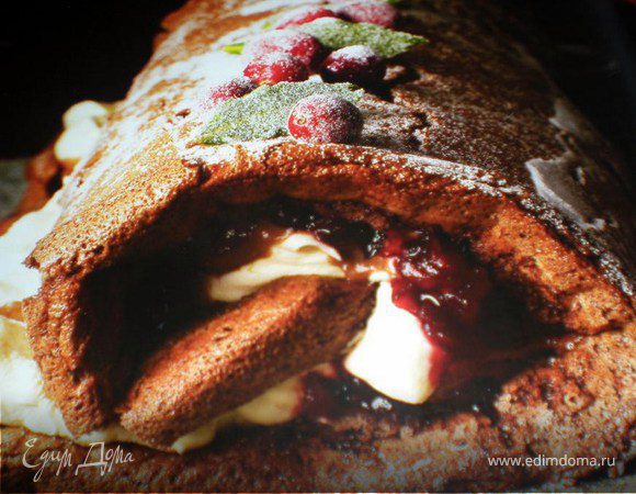 РулетоТорт с шоколадным муссом РулетоТорт с шоколадным муссом