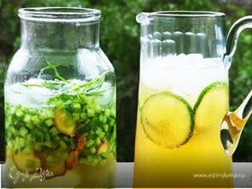 Лаймовый лимонад с жасмином и зеленым чаем