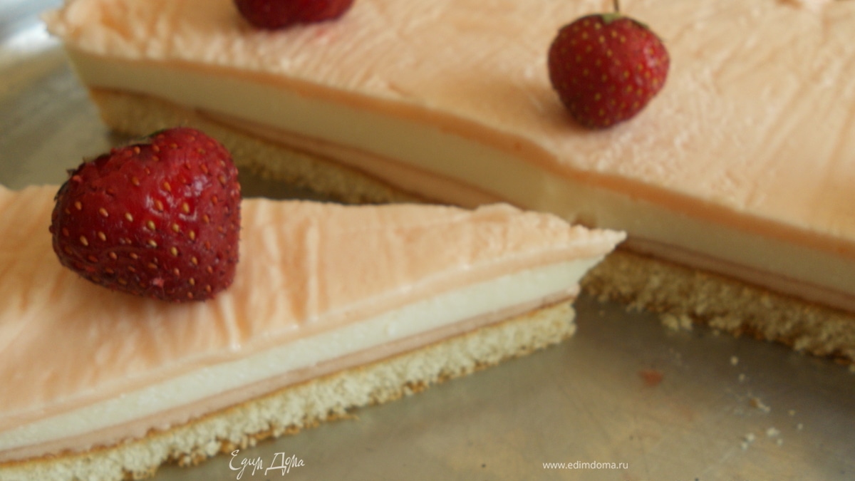 Очень легкий тортик (чизкейк без выпечки)