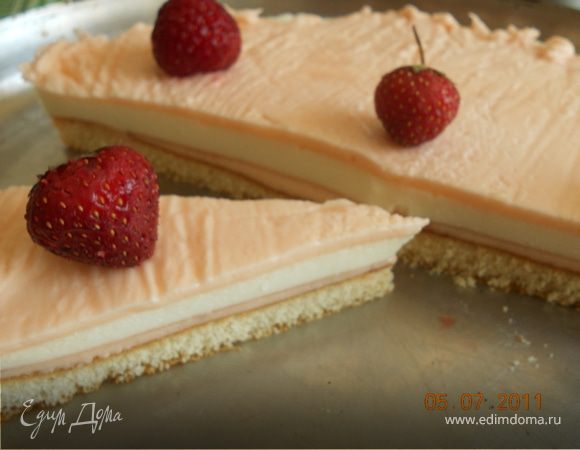Очень легкий тортик (чизкейк без выпечки) Очень легкий тортик (чизкейк без выпечки)