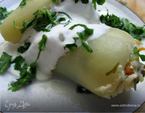 Перцы, фаршированные рисом и кабачками