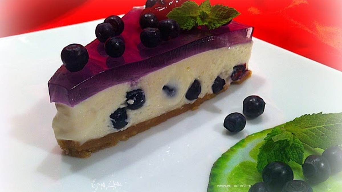 Cheesecake "Blueberry Nights" (Чизкейк "Черничные ночи")