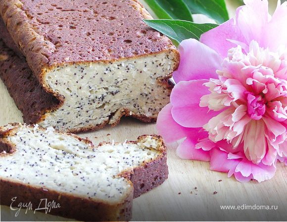 Сочный творожный кекс с маком Сочный творожный кекс с маком