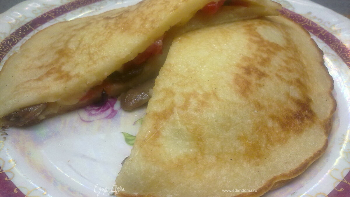 Оладьи с начинкой