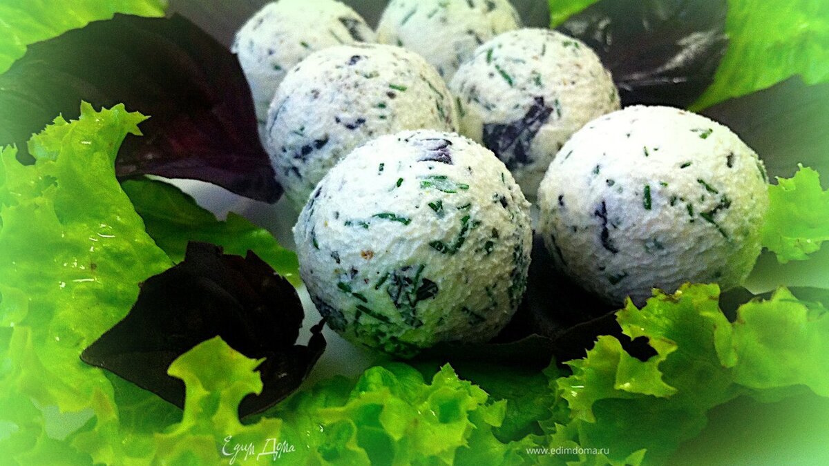 Паштет из творога с базиликом и укропом