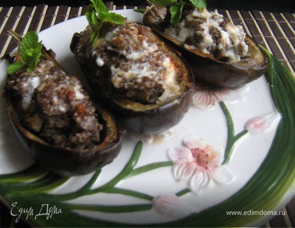 Фаршированные баклажаны. Фаршированные баклажаны.
