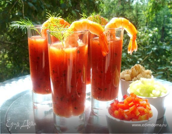 Летний томатный суп Летний томатный суп