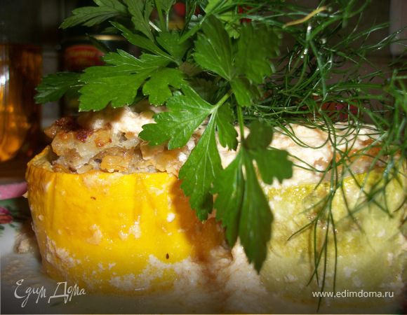 Фаршированые кабачки Фаршированые кабачки