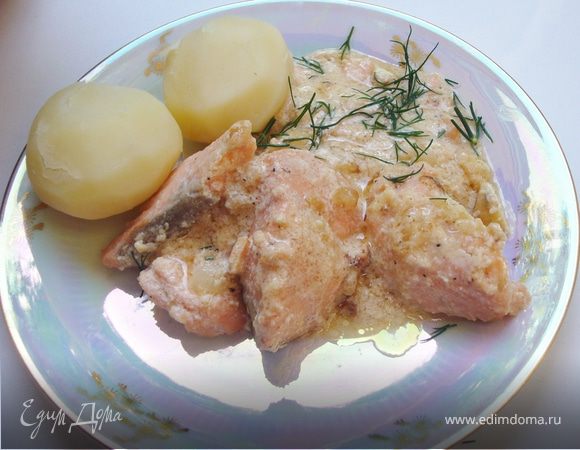 Cёмга со сливочно-лимонным соусом