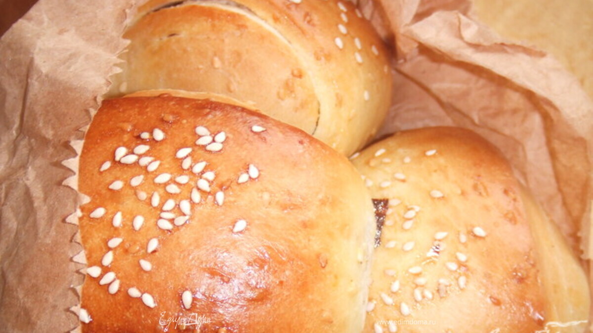 Рулетики картофельные с кунжутом