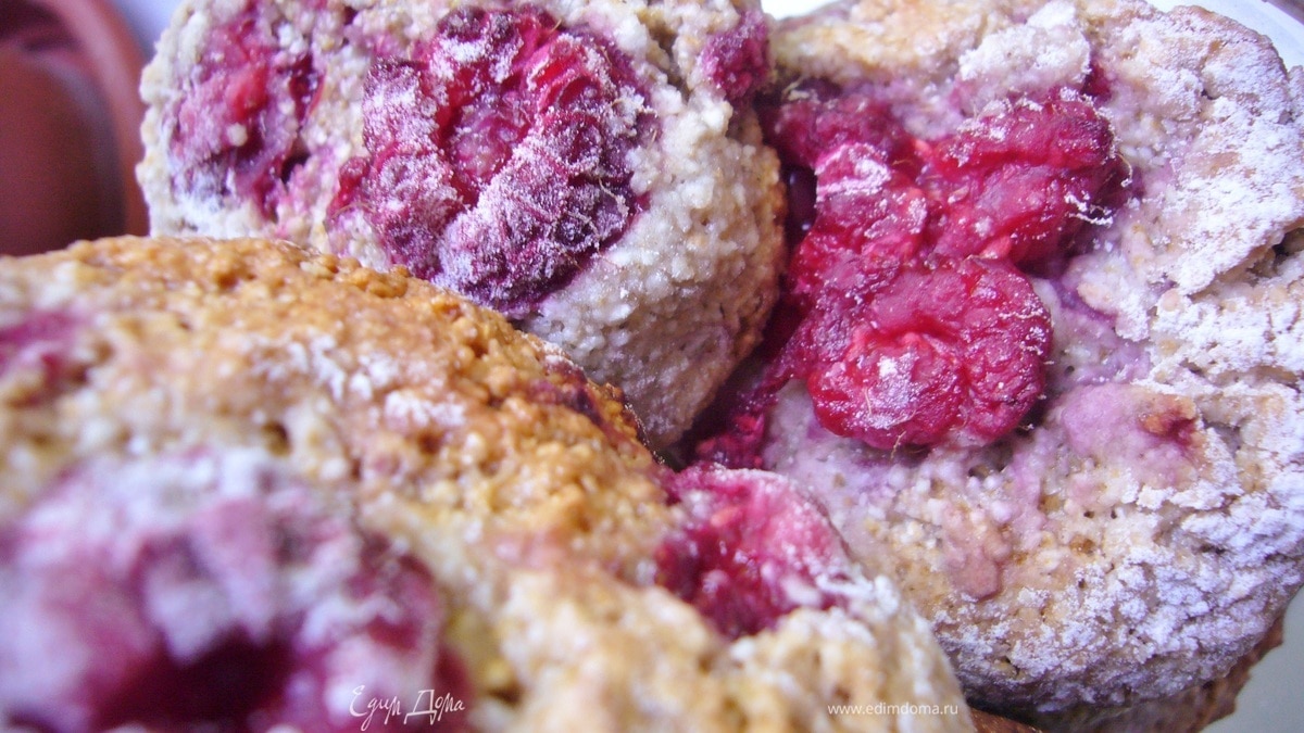 Печенье с малиной