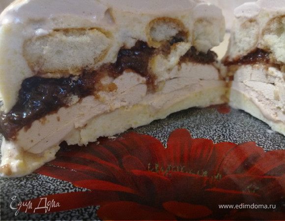 Зефирно-творожный мини-тортик