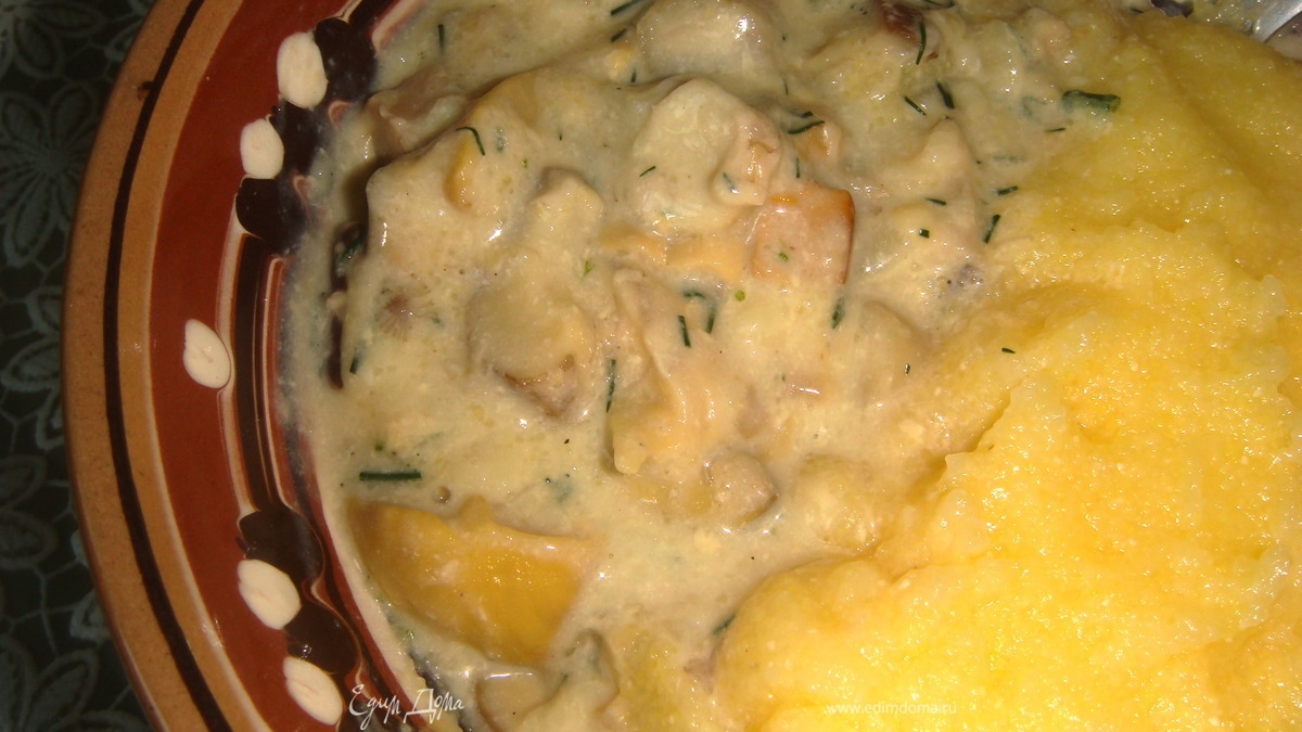 "Смажанка" - грибы в сметане