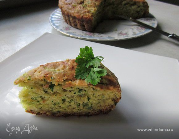 Сырно - кабачковый пирог