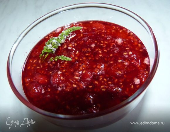 Малиновое варенье с мятой Малиновое варенье с мятой