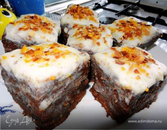 Пирожные с апельсиновым кремом