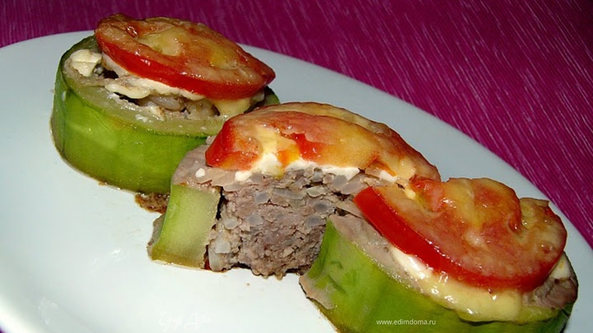 Кабачки фаршированные