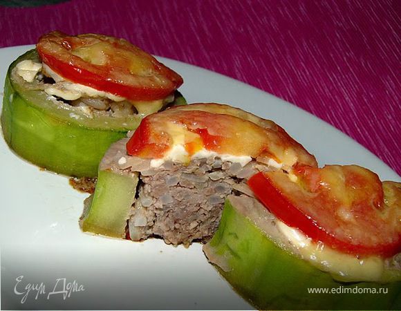 Кабачки фаршированные Кабачки фаршированные