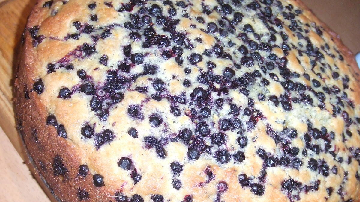 ПИРОГ С ЧЕРНИКОЙ