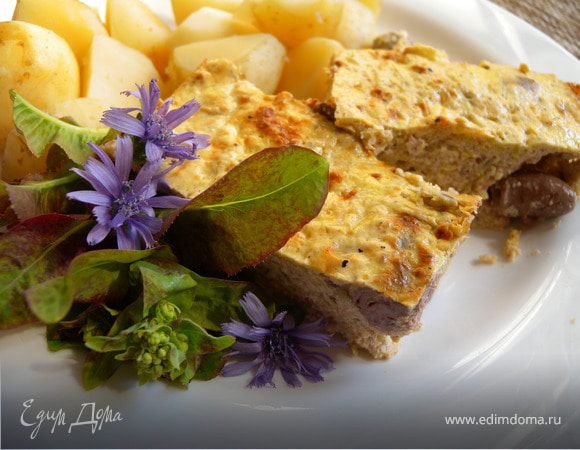 Сердечно-кабачковая запеканка