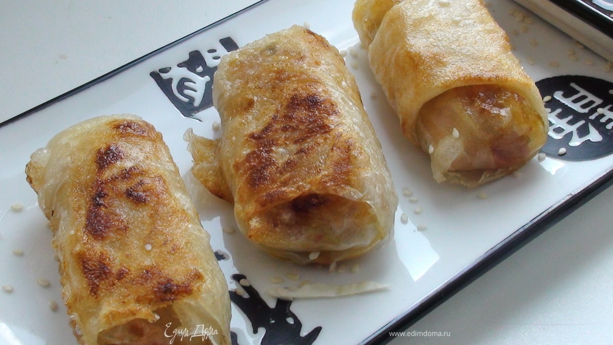 Пирожки "по-китайски" (в рисовой бумаге)