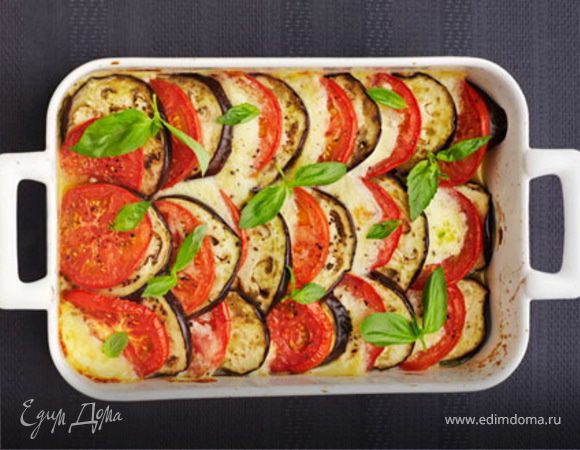 Баклажаны с сулугуни и помидорами