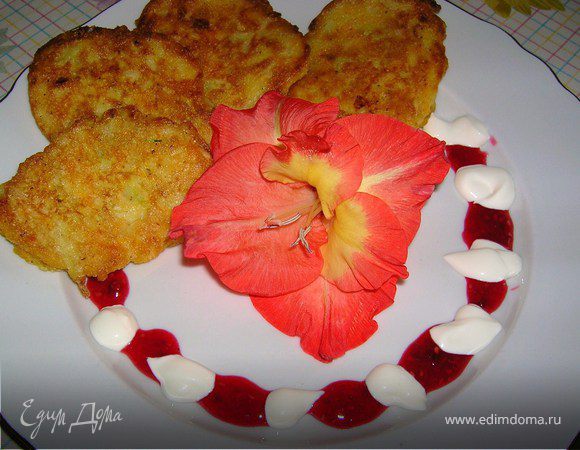 Экспромт с яблоками, кабачками и тыквой (или просто оладушки)