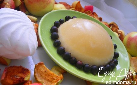 Рецепт Нежное яблочное суфле с сюрпризом