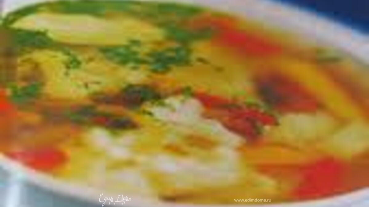 Суп с болгарским перцем