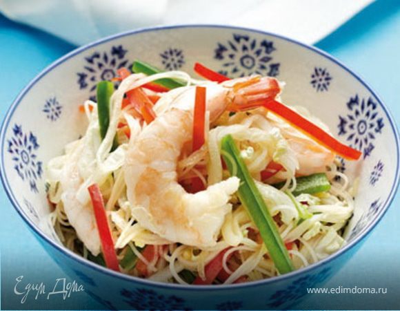 Салат с фунчозой