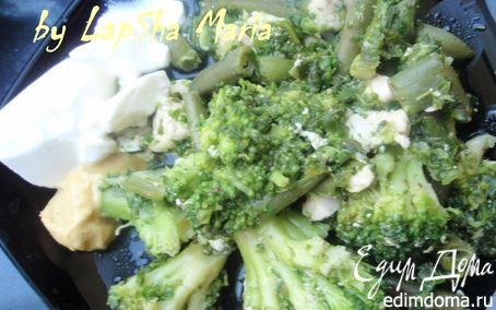 Рецепт Курица с зелеными овощами "Вкусная диета"
