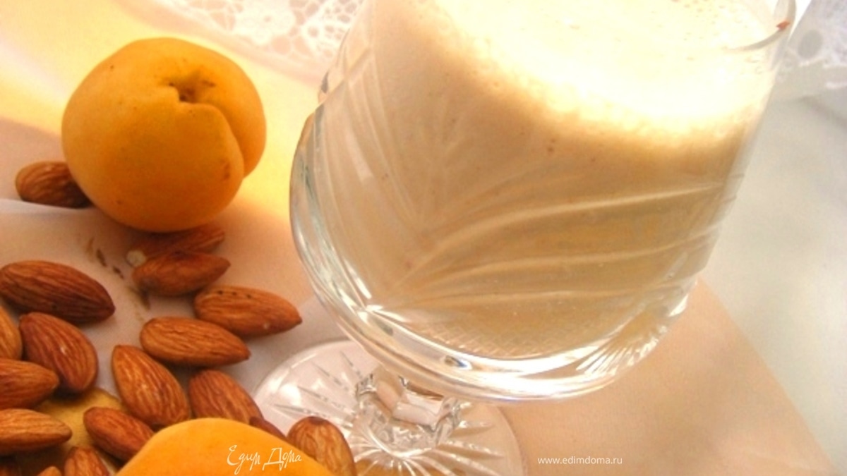 Кремовый коктейль с миндалем и абрикосом для Ольги♥Ч