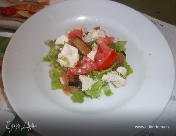 Салат "Цезарь"