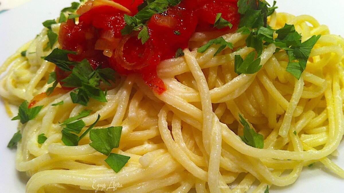 Рецепт №5: Спагетти с Водкой