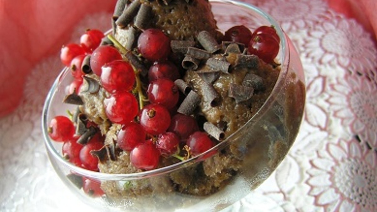 Кофейно-банановая гранита