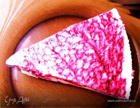 Мраморный черносмородиновый чизкейк Мраморный черносмородиновый чизкейк