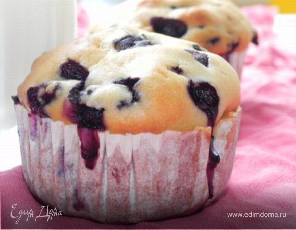 Маффины с черникой