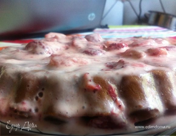 Клубничный тортик